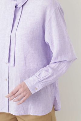 ［ＷＥＢ限定商品］リネンボウタイブラウス（０７７８２１０６０７）
