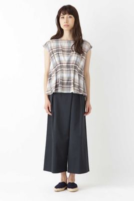 ビックチェックブラウス（０７７８２１０７００）