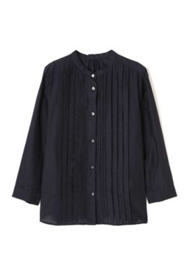 コットンシルクローンタックブラウス（０７７８２１０８００）