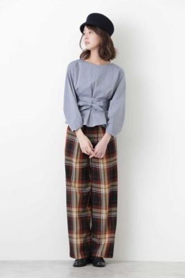 ◆コットンメランジツイルブラウス（０７７８２１０８０５）
