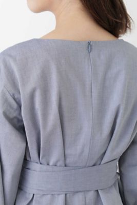 ◆コットンメランジツイルブラウス（０７７８２１０８０５）