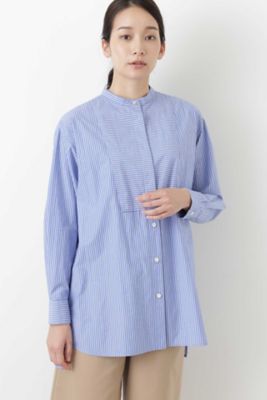 ◆ウィブヨーク付ロングシャツ（０７７８２１０９０７）