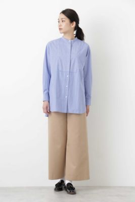 ◆ウィブヨーク付ロングシャツ（０７７８２１０９０７）