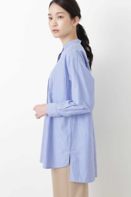 ◆ウィブヨーク付ロングシャツ（０７７８２１０９０７）