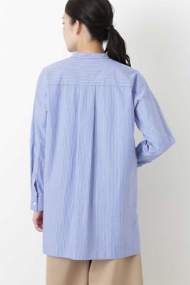 ◆ウィブヨーク付ロングシャツ（０７７８２１０９０７）