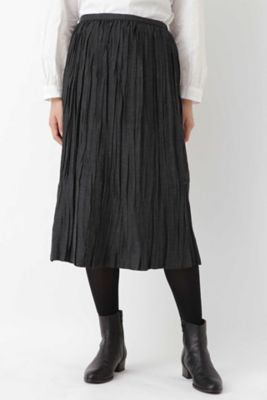 ＜human woman (Women)＞ワッシャープリーツスカート（０７７８２２０００４）