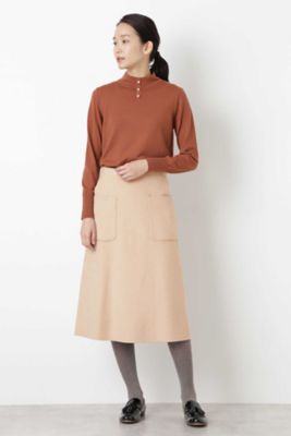 ◇RDL ダブルポケットAラインスカート（0778220103