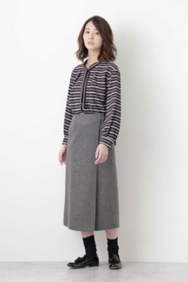 ◆リバーラップスカート（０７７８２２０９０８）