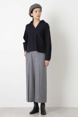 ◆フランネルセミワイドタックパンツ（０７７８２３０１０３）