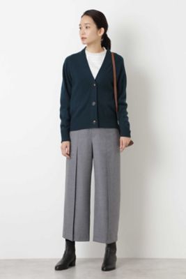 ◆フランネルセミワイドタックパンツ（０７７８２３０１０３）