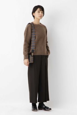◆フランネルセミワイドタックパンツ（０７７８２３０１０３）