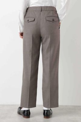 ◆ウール細見テーパードパンツ（０７７８２３０９０２）