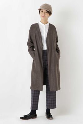 ◆ウール細見テーパードパンツ（０７７８２３０９０２）