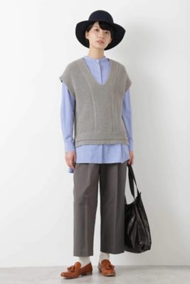 ◆甘撚り超長綿ツイルパンツ（０７７８２３０９０６）