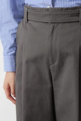 ◆甘撚り超長綿ツイルパンツ（０７７８２３０９０６）