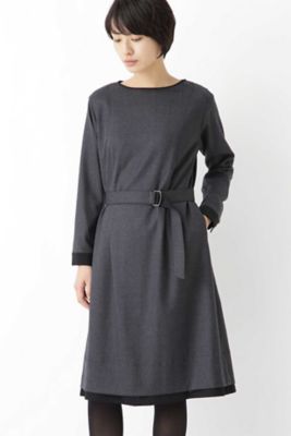 ＜human woman (Women)＞異素材レイヤード風ワンピース（０７７８２４０１０１）