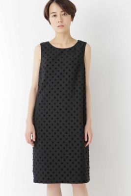 ＜human woman (Women)＞《ａｒｒｉｖｅ　ｐａｒｉｓ》ドットジャガード　ワンピース（０７７８２４０６０２）