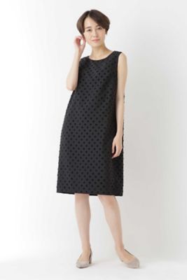 《ａｒｒｉｖｅ　ｐａｒｉｓ》ドットジャガード　ワンピース（０７７８２４０６０２）