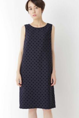 《ａｒｒｉｖｅ　ｐａｒｉｓ》ドットジャガード　ワンピース（０７７８２４０６０２）