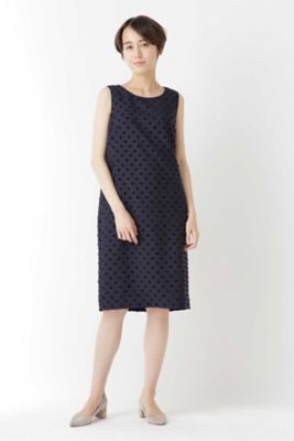 《ａｒｒｉｖｅ　ｐａｒｉｓ》ドットジャガード　ワンピース（０７７８２４０６０２）