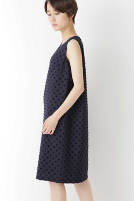 《ａｒｒｉｖｅ　ｐａｒｉｓ》ドットジャガード　ワンピース（０７７８２４０６０２）