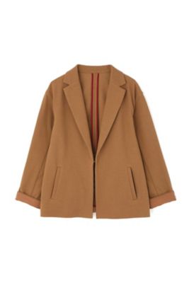 ◆変形ワッフルテーラードショートジャケット（０７７８２５０８００）