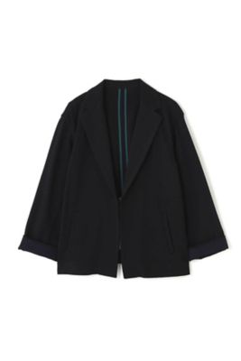◆変形ワッフルテーラードショートジャケット（０７７８２５０８００）