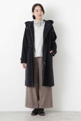 ウールモッサーモッズコート≪Ｒｕｅ　ｄｉｅｕ　ａ　ｌａ　ＨＵＭＡＮ　ＷＯＭＡＮ≫（０７７８２５１００９）