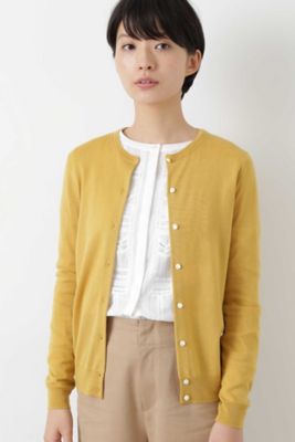 ◆クールネックカーディガン（０７７８２７０８０１）