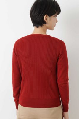 ｜ＭＯＲＥ１０月号掲載｜アンサンブルニット（０７７８２７０８０３）