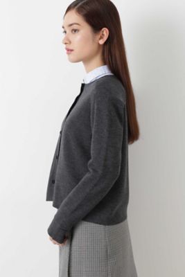 ◆クルーネックカーディガン（０７７８２７０９０２）