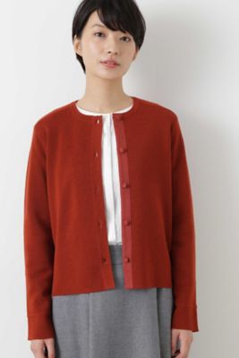 ◆クルーネックカーディガン（０７７８２７０９０２）