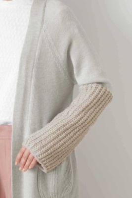 ◆ブークレ袖　ロング羽織（０７７８２７０９１２）