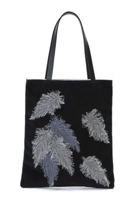 オリジナル　フェザー刺繍トート（０７７８２８０１０１）