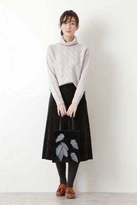 オリジナル　フェザー刺繍トート（０７７８２８０１０１）
