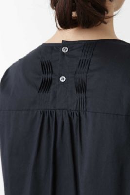 超長綿オーガニックローンブラウス（０７７９１１０１０４）