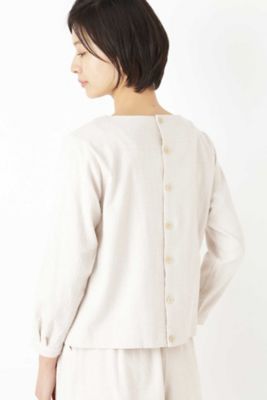≪Ｊａｐａｎ　ｃｏｕｔｕｒｅ≫ジャガードチェックブラウス（０７７９１１０２０６）
