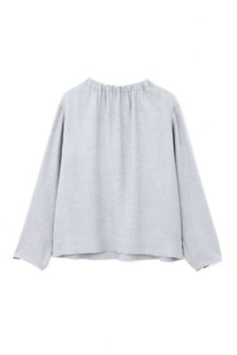 ◆麻調合繊ブラウジングブラウス（０７７９１１０３０７）