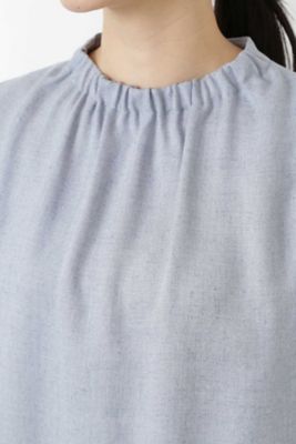 ◆麻調合繊ブラウジングブラウス（０７７９１１０３０７）