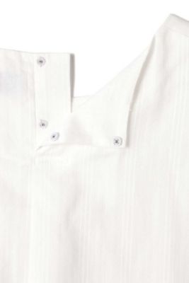 ドビーストライプタックブラウス（０７７９１１０４０８）