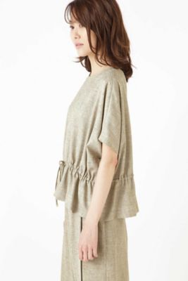 《ａｒｒｉｖｅ　ｐａｒｉｓ》麻調ブラウス（０７７９１１０８０５）