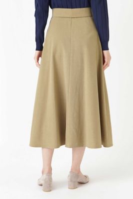 《ａｒｒｉｖｅ　ｐａｒｉｓ》ストレッチオックス　フレアスカート（０７７９１２０８０６）