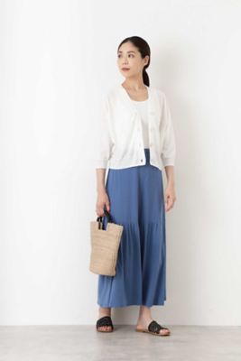 カットソーティアードスカート（０７７９１２６６００）