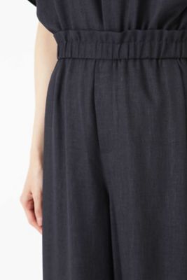 ≪ａｒｒｉｖｅ　ｐａｒｉｓ≫麻調　ワイドクロップドパンツ（０７７９１３０８０５）