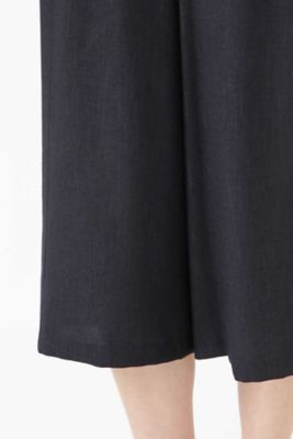 ≪ａｒｒｉｖｅ　ｐａｒｉｓ≫麻調　ワイドクロップドパンツ（０７７９１３０８０５）