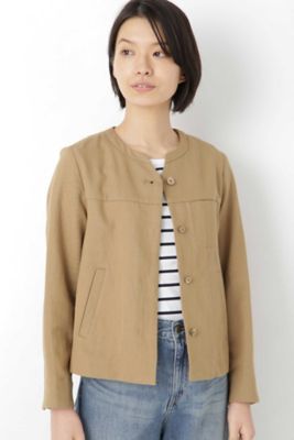 ◆綿麻ユーティリティブルゾン（０７７９１５０３０１）