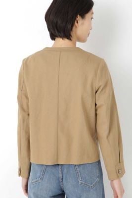 ◆綿麻ユーティリティブルゾン（０７７９１５０３０１）