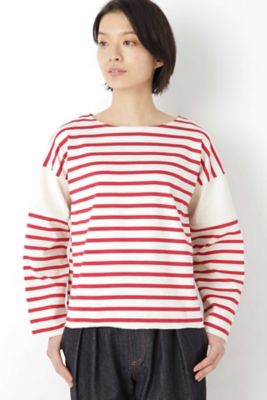 ＜human woman (Women)＞［ＷＥＢ限定］Ｔ．ｙａｍａｉ　ｐａｒｉｓ　ボーダーカットソー（０７７９１６０５０４）