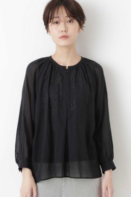 ボイルレースタックブラウス（０７７９２１０８０７）