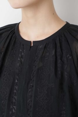 ボイルレースタックブラウス（０７７９２１０８０７）